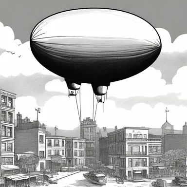 In the novel, the author portrayed a blimp-like character who constantly resisted societal progress and clung to outdated traditions.