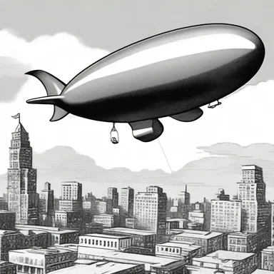 In the novel, the author portrayed a blimp-like character who constantly resisted societal progress and clung to outdated traditions.