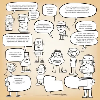 To draw a comic strip, start with a blank page, sketch your characters, add speech bubbles, and Bob's your uncle!