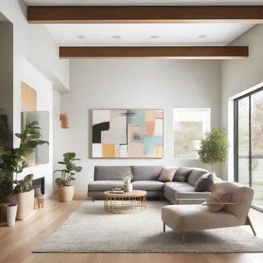 To design an open-concept living space, remove unnecessary walls, use light colors, bring in natural daylight, and Bob's your uncle!