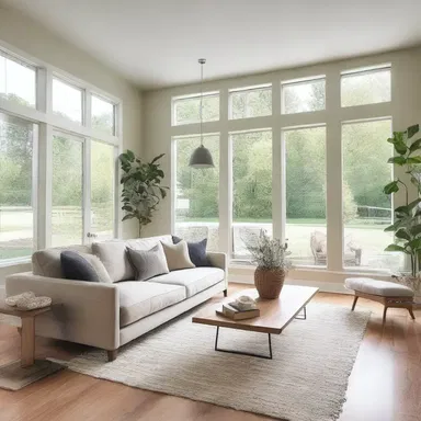 To design an open-concept living space, remove unnecessary walls, use light colors, bring in natural daylight, and Bob's your uncle!