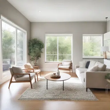 To design an open-concept living space, remove unnecessary walls, use light colors, bring in natural daylight, and Bob's your uncle!
