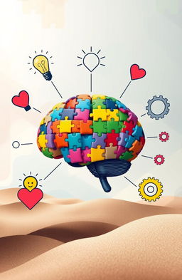 A visually engaging and informative representation of psychology concepts