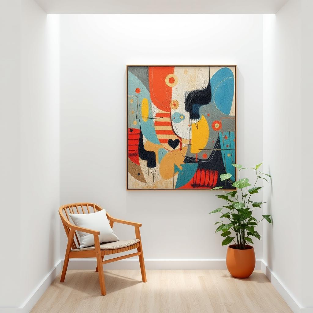 A beautifully designed corner featuring two intersecting walls with no roof or background