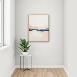 A well-designed corner featuring two intersecting walls with no background or windows, focusing solely on the walls