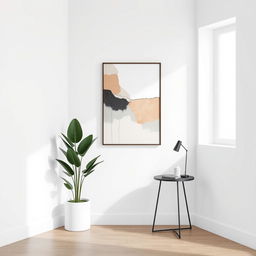 A well-designed corner featuring two intersecting walls with no background or windows, focusing solely on the walls