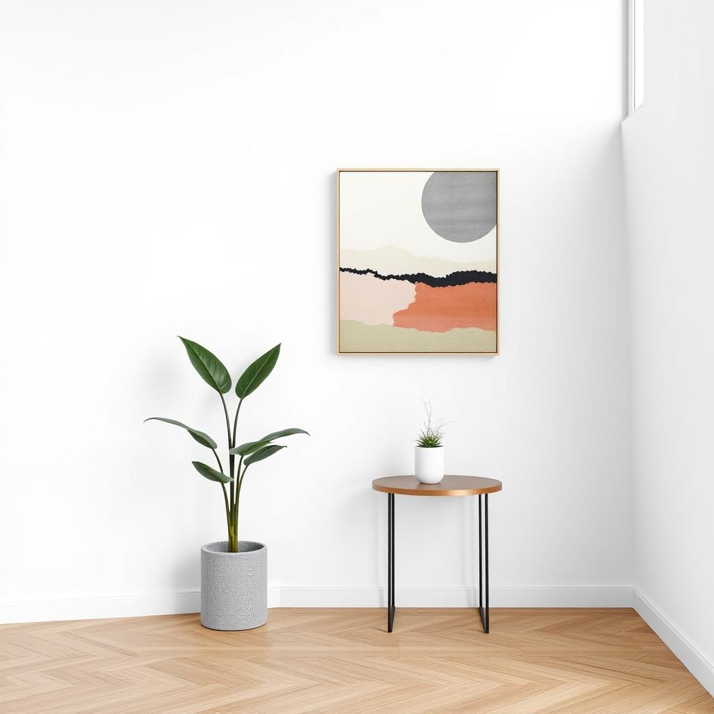 A well-designed corner featuring two intersecting walls with no background or windows, focusing solely on the walls