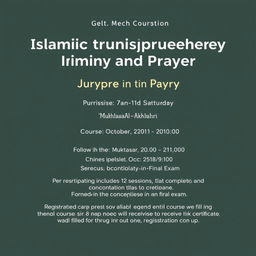 Online course on Islamic jurisprudence covering the topics of purification and prayer, emphasizing the Maliki school of thought