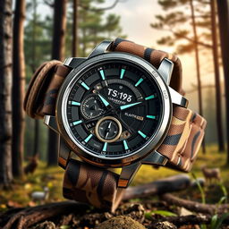 A beautifully crafted mechanical watch designed specifically for hunters