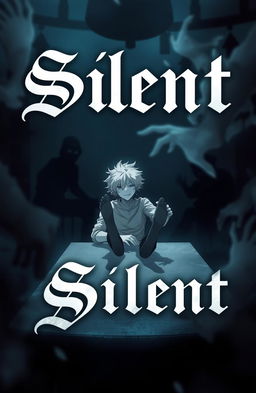 A hauntingly beautiful book cover featuring a mysterious and eerie atmosphere