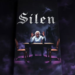 A captivating and eerie book cover that embodies horror and mystery