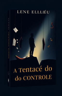 A minimalist and impactful book cover design for 'A Tentação do Controle'