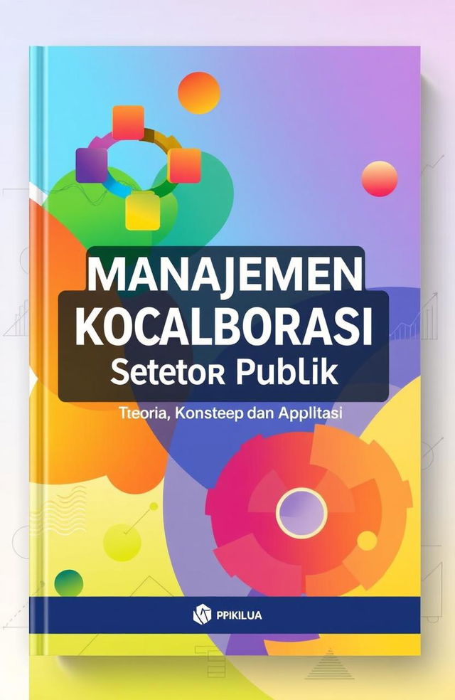 A visually engaging book cover for "Manajemen Kolaborasi Sektor Publik: Teori, Konsep dan Aplikasi"