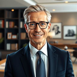A stunning, hyper-realistic portrait of Mr