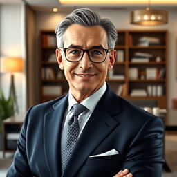 A stunning, hyper-realistic portrait of Mr