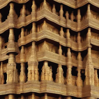 The Burmese style of architecture is known for its intricate carvings and gold leaf decorations.