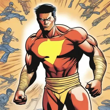 The comic book featured a Burmese superhero who fought against injustice using his unique powers.