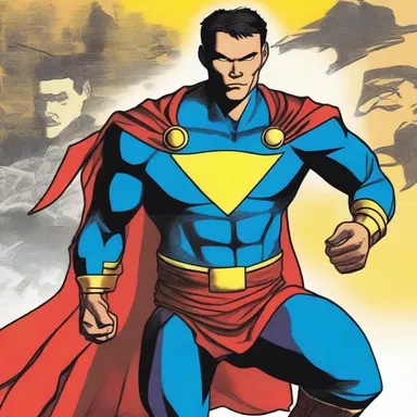 The comic book featured a Burmese superhero who fought against injustice using his unique powers.