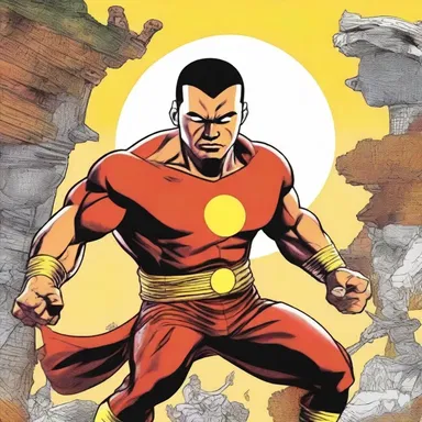 The comic book featured a Burmese superhero who fought against injustice using his unique powers.