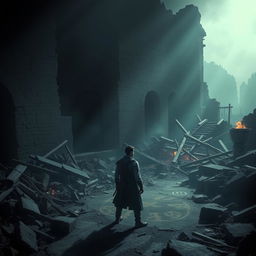 In a secluded village, the protagonist Alan, a calm and composed young man raised by humble parents, witnesses a mysterious massacre that wipes out his family and devastates his village