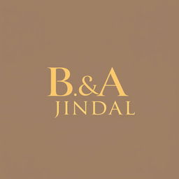 An elegant logo design featuring the letters 'B