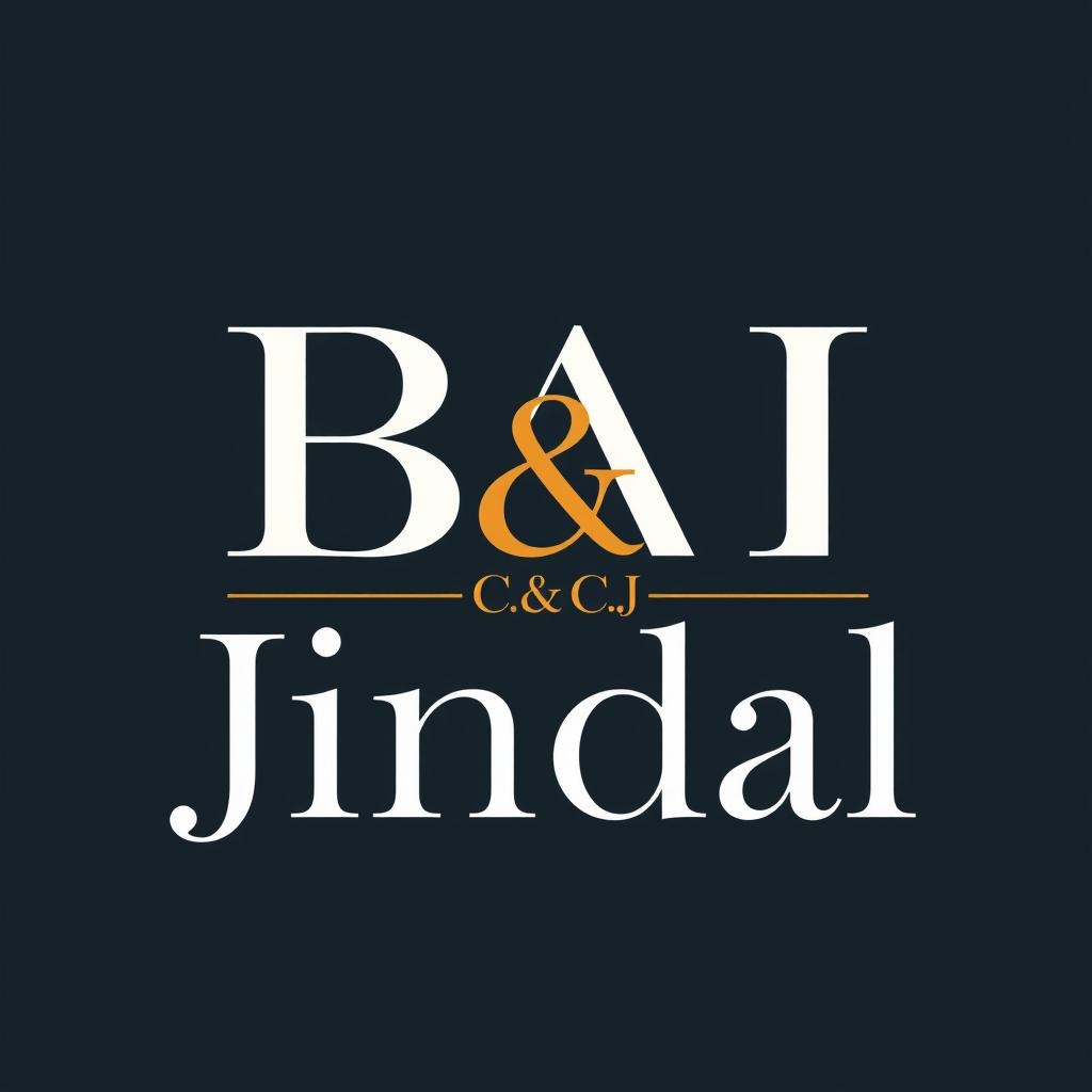 An elegant logo design featuring the letters 'B