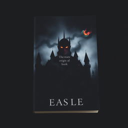 A mysterious book cover featuring a dark, atmospheric castle set against a deep black background