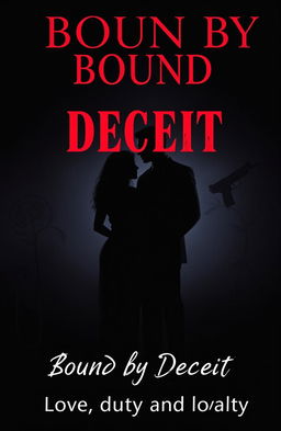 A book cover for a Wattpad novel titled "BOUND BY DECEIT"