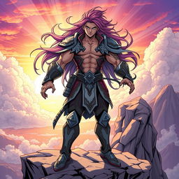 A dynamic manga character design inspired by the concept of a 'great cyrus'