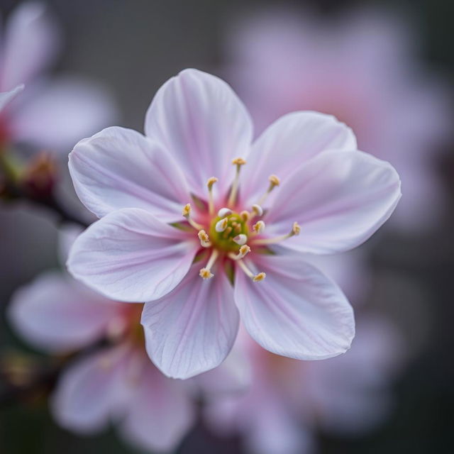 A close-up photograph of a beautifully blossomed flower, showcasing its delicate petals and vibrant colors