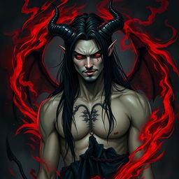 An intriguing character, an evil yet kind man with a melancholic expression