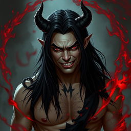 An intriguing character, an evil yet kind man with a melancholic expression