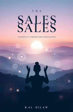 A captivating book cover design for a book about sales in the spirituality niche