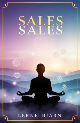 A captivating book cover design for a book about sales in the spirituality niche