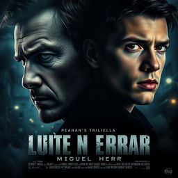 A dramatic movie poster featuring the prominent faces of Luis Tosar and Miguel Herran
