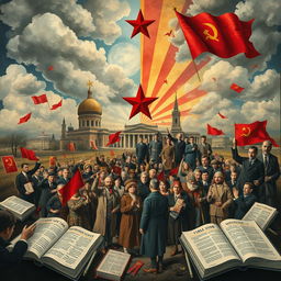 An intricate and thought-provoking representation of the consequences of the establishment of the RSSM (Republica Sovietică Socialistă Moldovenească) and the ideologies that blossomed in the USSR