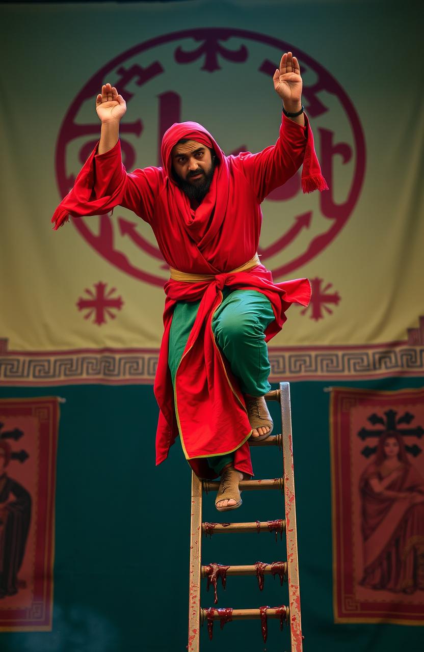 Climb of Emotion: Ta'zieh Inspired Art
