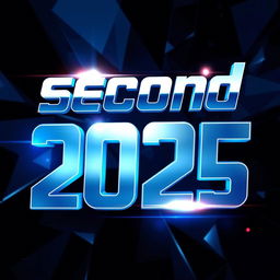 A modern, stylized graphic design featuring the text 'Second 2025' prominently displayed