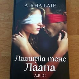 A visually captivating book cover for 'Завяжи мне глаза' by A