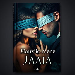 A visually captivating book cover for 'Завяжи мне глаза' by A