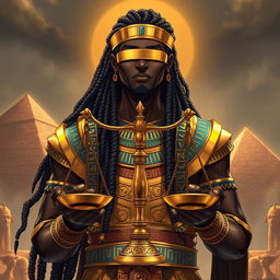 A striking light novel cover depicting a tall black male character with long dreadlocks that flow down his back, symbolizing strength and wisdom