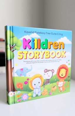 A colorful and engaging children's storybook cover featuring a whimsical design