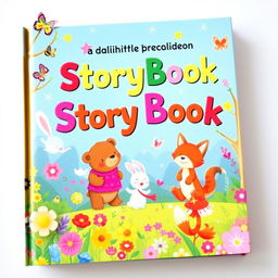 A cheerful and imaginative children's storybook cover, showcasing a delightful collection of tales