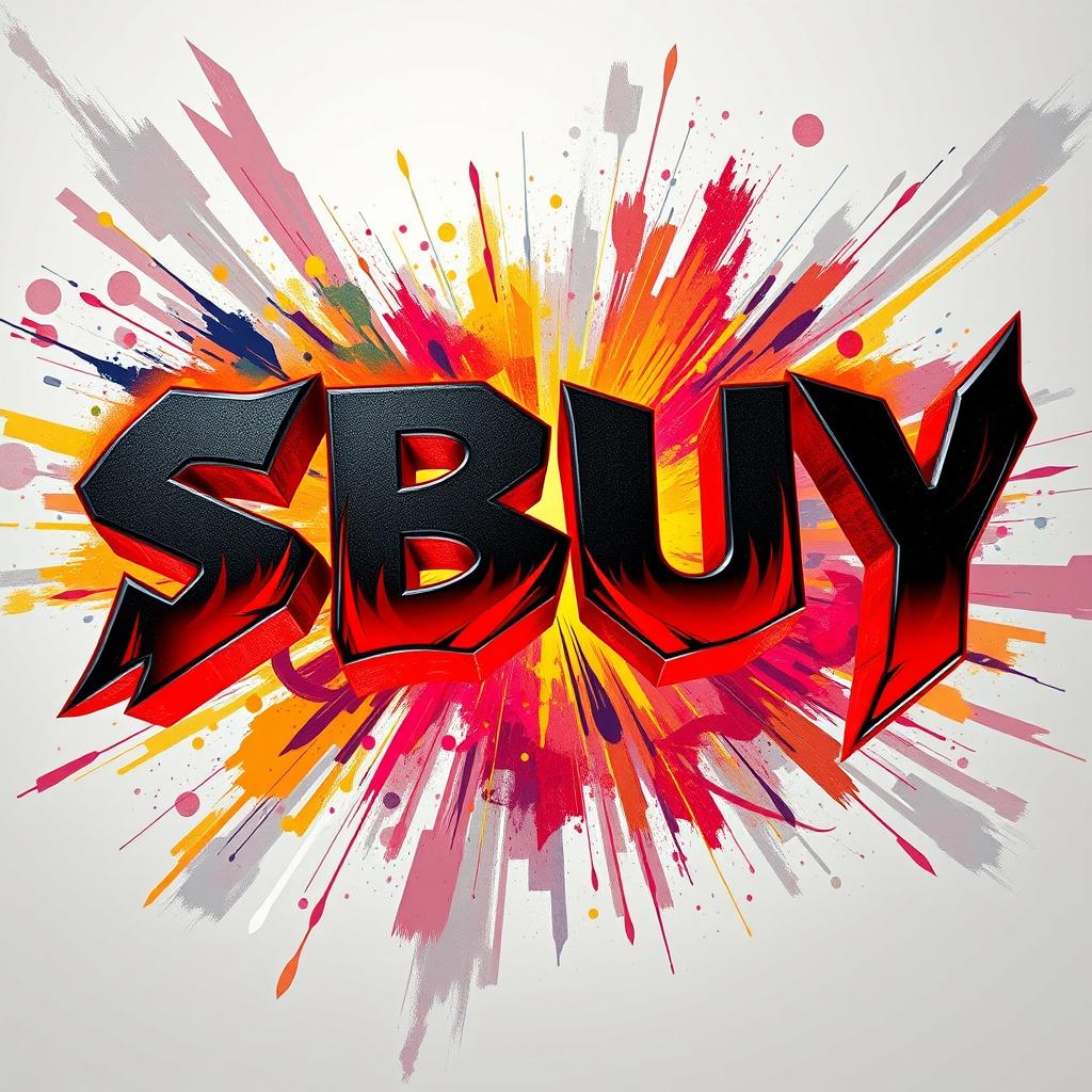 The word 'SBUY' displayed in fierce, aggressive lettering that immediately captures attention