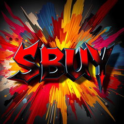 The word 'SBUY' displayed in fierce, aggressive lettering that immediately captures attention