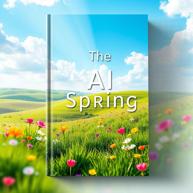 A visually striking book cover for 'The AI Spring'