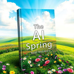 A visually striking book cover for 'The AI Spring'