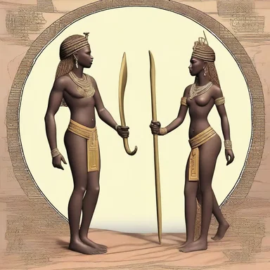 According to Chadian mythology, the first humans were created by the god Kasis and the goddess Maïna.