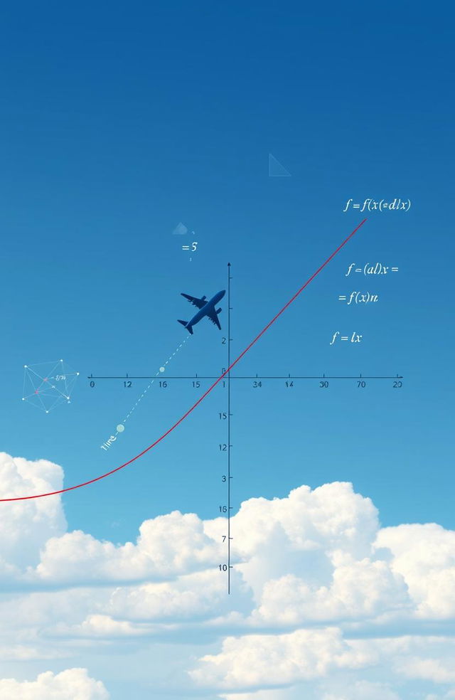 A conceptual illustration of differential calculus applied to flight trajectories and optimization