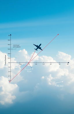 A conceptual illustration of differential calculus applied to flight trajectories and optimization
